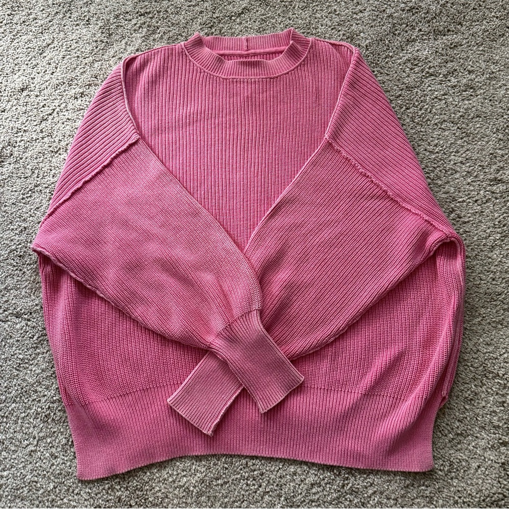 Aerie Beyond Sweater - Pink Color Size L